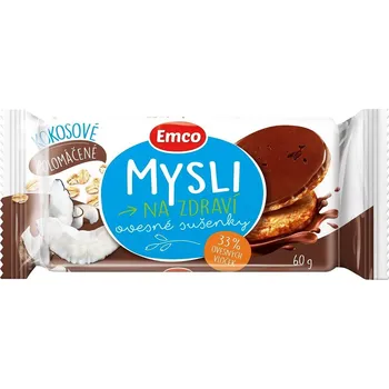 Emco Mysli Ovesné sušenky kokosové - Polomáčené