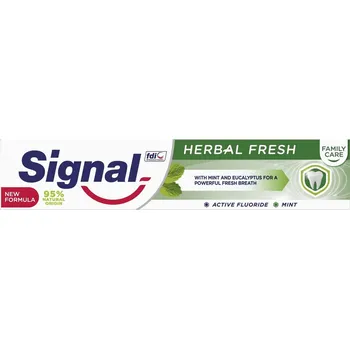 zubní pasta Signal Family Care Herbal Fresh zubní pasta pro běžnou péči