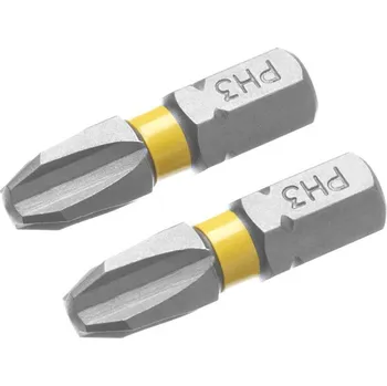 Bit STANLEY Šroubovací magnetický bit ScrewLock PH3x25mm, 2ks