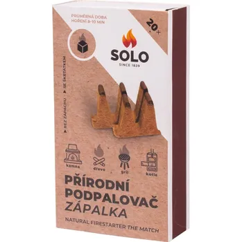 Podpalovač Solo Přírodní podpalovač zápalka