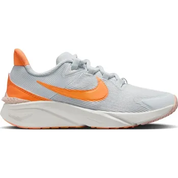Chlapecké tenisky Nike Star Runner 4 Big Kids Road Running Shoes Grey/Orange 5 (38)
