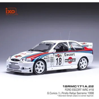 autíčko Ford Escort WRC - Rallye Sanremo 1998 #18 Cunico - Pirollo 1:18 IXO