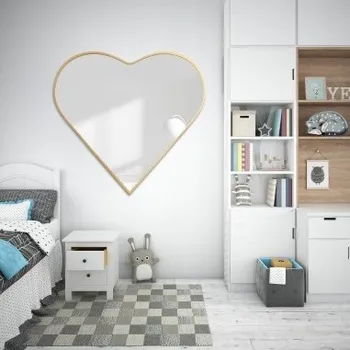 Zrcadlo Zrcadlo v rámu MDF - HEART - barva rámu dle vašeho výběru