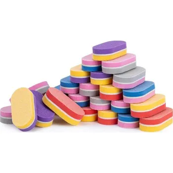 GNB LAB Mini pěnový pilník 100/180 mix barev