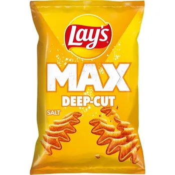 Chips Lay's Max Deep-Cut solené