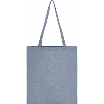 SG Accessories - BAGS (Ex JASSZ Bags) Taška s dlouhými uchy ze směsi recyklovaných materiálů 38 x 42 cm Barva: modrá melír
