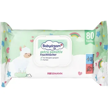 Hygienický ubrousek Babydream Vlhčené ubrousky extra sensitive klip