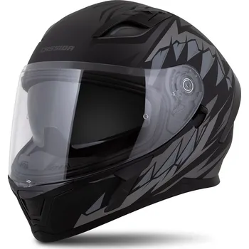 Helma na motorku Přilba Orbit StriX, CASSIDA (černá matná/šedá) 2026 (Velikost: XL (61 až 62 cm))