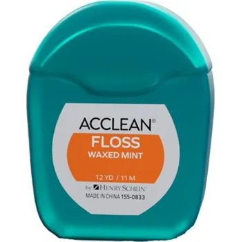Dentální hygiena HS Acclean zubní nit voskovaná mini zelená (mint), 11m