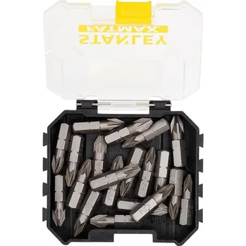 Bit STANLEY Sada 25mm bitů PZ2, 20ks