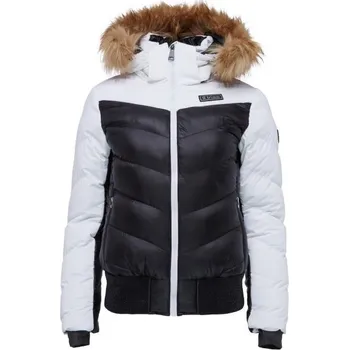 Dámská lyžařská bunda TRIMM JUSTA XXL Bílá, Černá