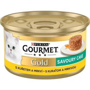 Pro kočku Gourmet Gold Savoury Cake konzerva pro kočky kuře