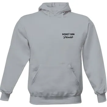 Pánská mikina Pánská mikina s kapucí s potiskem Dobrý den, Vaněk pánské