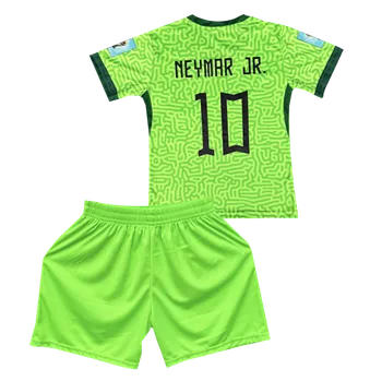 Numberoplus Dětský fotbalový dres Komplet Brazílie Domácí - Neymar JR 10 Velikost: 8-let.(vel.122)