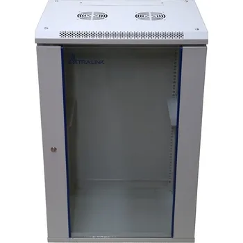 Rozvaděč Extralink 18U 600x450 Šedá | Racková skříň | montovaná na zdi