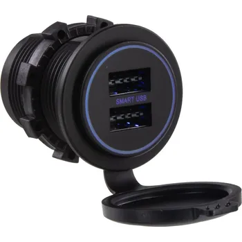Elektrická zásuvka 2x USB zásuvka 12/24V, 3,1A