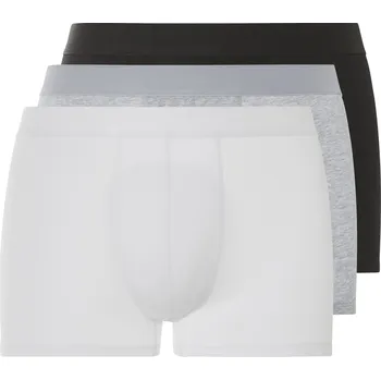 Boxerky LIVERGY® Pánské boxerky, 3 kusy (černá/šedá/bílá, 7/XL)