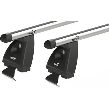 Příčník na automobil Střešní nosič příčníky Hakr Škoda Fabia II combi 2008-2014 bez podélníků, alu tyče stříbrné (0340,0128,0014)