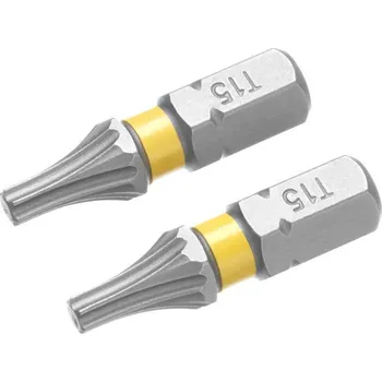 Bit STANLEY Šroubovací magnetický bit ScrewLock T15x25mm, 2ks