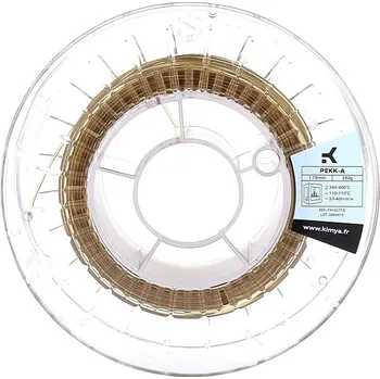 Filament Kimya PEKK-A Barva: Amber, Průměr: 1,75 mm, Hmotnost: 250 g tisková struna (filament)