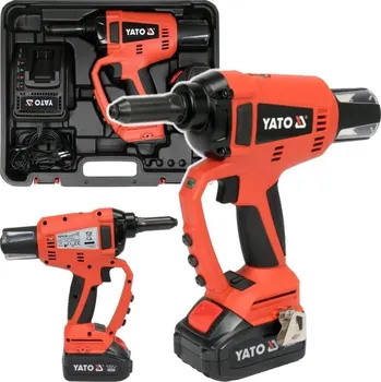Nýtovací pistole Akumulátorová nýtovačka 18V 2,4-4,8mm Yato YT-82955