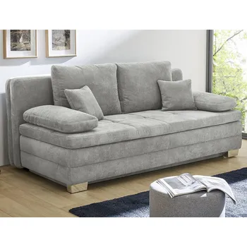 Pohovka Rozkládací pohovka Lindau, světle šedá látka