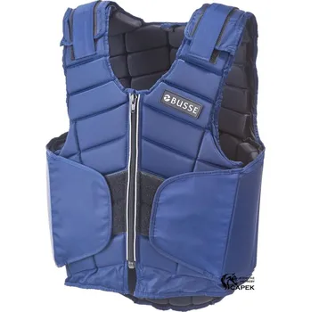 Jezdecká bezpečnostní vesta Akční dětská bezpečnostní vesta Busse -BURGHLEY- - Modrá - XS (6let)