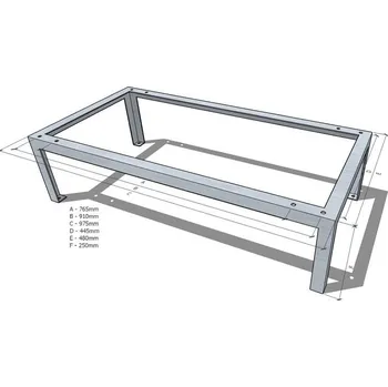 Příslušenství pro vzduchotechniku Podstavec pod tepelná čerpadla NORDline