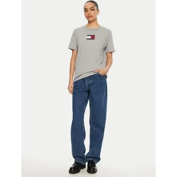 Pánské tričko Tommy Jeans T-Shirt DW0DW20461 Šedá Relaxed Fit S