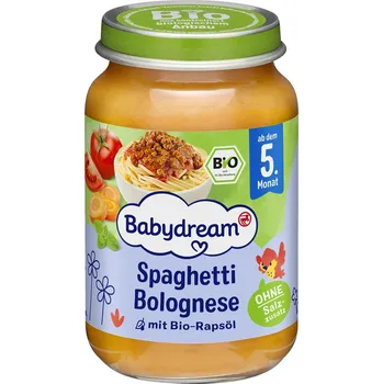 Babydream - Masozeleninový příkrm - 190 g - boloňské špagety