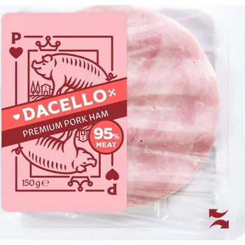 Konzervované maso Dacello Delikatesní dušená šunka 95 %