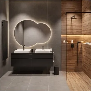 Zrcadlo Sada koupelnových zrcadel s osvětlením - UNIVERSE LED