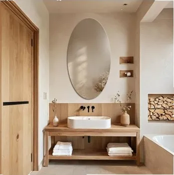 Zrcadlo Alfaram.cz Eliptické koupelnové zrcadlo - ELIPSA 40x80 cm