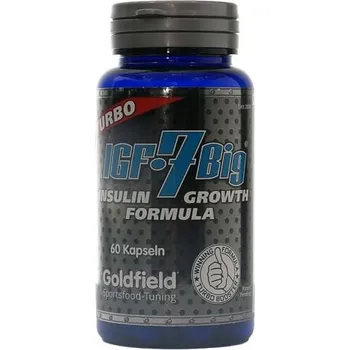 Anabolizér Turbo IGF-7 Big - Goldfield Příchuť: bez příchuti, Kapsle: 60 kaps.