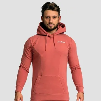 Pánská mikina Mikina Limitless Hoodie Cinnamon - GymBeam Velikost: M, Barva: oranžová