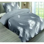 JAHU, Povlečení PEŘÍ ŠEDÉ 70 x 90 + 140 x 200 cm