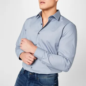 Košile Hugo Light Grey 430 1057375 14.5in(37)