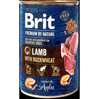 Pro psa Brit Premium by Nature Lamb with Buckwheat konzerva pro psy