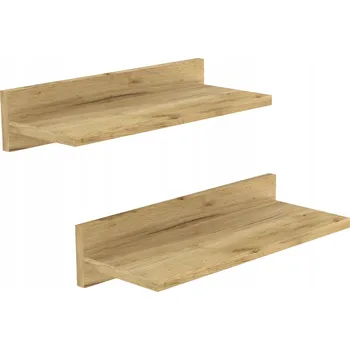 police Police laminovaná deska HWS FURNITURE 40 x 15 cm dub craft zlatý