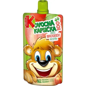 Kubík Ovocná kapsička jablko a broskev