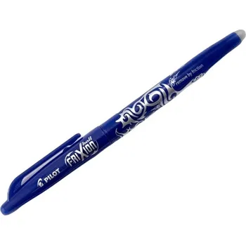 Pilot FriXion Ball M, modrý gelový gumovací roller, šířka stopy 0,25 mm, šířka hrotu 0,7 mm