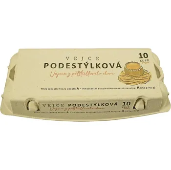 vejce Schubert Podestýlková vejce čerstvá M