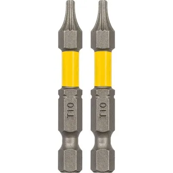 Bit STANLEY Šroubovací magnetický bit ScrewLock T10x50mm, 2ks