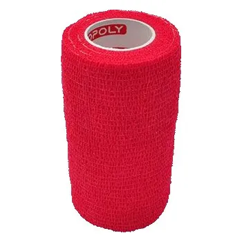 Obinadlo elast. CoPoly 10cm x 4,5m červená