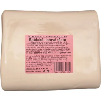 Váleček na těsto Babické těsto Listové těsto