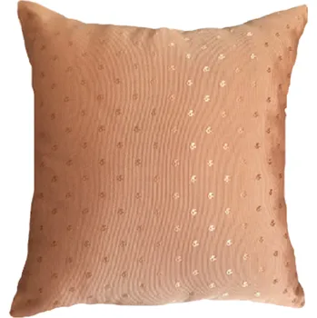 Povlak na dekorativní polštářek Tibex Povlak CIHLOVÁ 40 x 40 cm