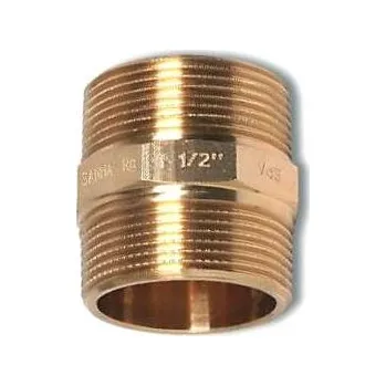 Fitinka Redukce mosazná přímá 1/2" x 1/2"