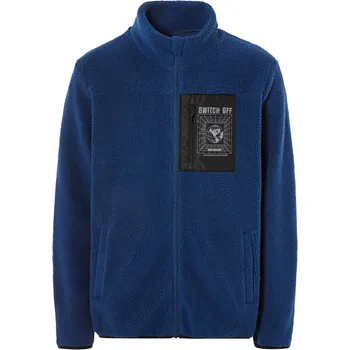 Pánská mikina LIVERGY® Pánská fleecová bunda (L (52/54), navy modrá)