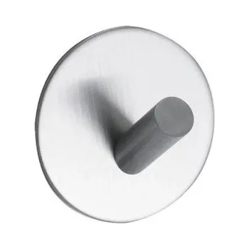 Věšák Jednoduchý samolepící věšák Inox matt, Base 100, 60506-21