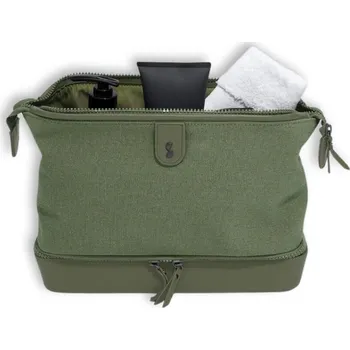 Stackers, Panská kosmetická taška Washbag Green Canvas | zelená 76403